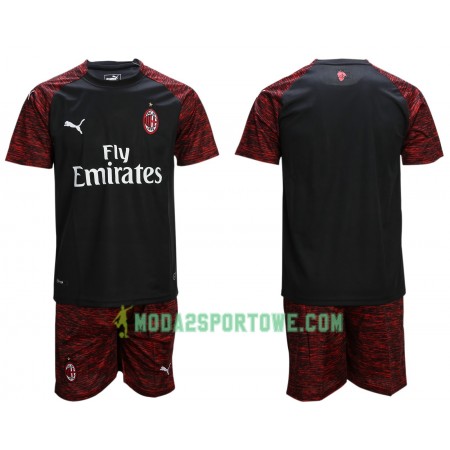 Koszulka AC Milan Dziecięcy Trzeci Stroje Piłkarskie 2018/19 Krótki Rękaw